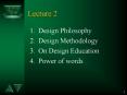 Design Philosophy PowerPoint PPT Presentation