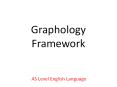 Graphology Framework PowerPoint PPT Presentation