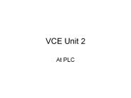 VCE Unit 2