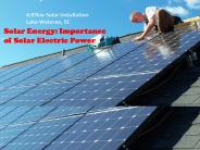 Solar Energy: Importance of Solar Electric Power
