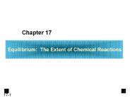 Equilibrium: The Extent of Chemical Reactions