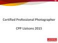 Certified Professional Photographer PowerPoint PPT Presentation