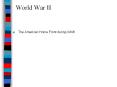 World War II PowerPoint PPT Presentation