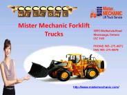 Welcome To Mister Mechanic Forklift Trucks