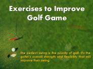 Exercises to Improve golf game