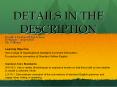 DETAILS IN THE DESCRIPTION PowerPoint PPT Presentation