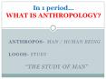 AnthroPOS-MAN / HUMAN BEING PowerPoint PPT Presentation