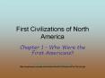 First Civilizations of North America PowerPoint PPT Presentation