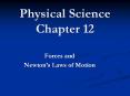 Physical Science Chapter 12 PowerPoint PPT Presentation