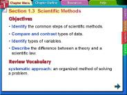 Section 1.3 Scientific Methods