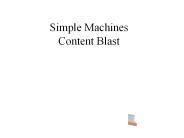 Simple Machines Content Blast