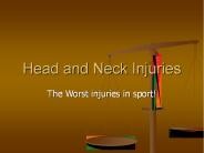 Head and Neck Injuries