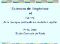 Sciences de l'ing PowerPoint PPT Presentation