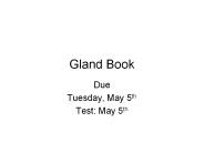 Gland Book