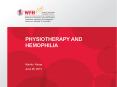 Physiotherapy and hemophilia PowerPoint PPT Presentation