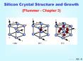 Silicon Crystal Structure and Growth PowerPoint PPT Presentation