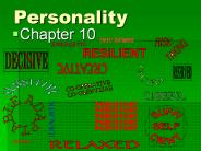 Personality