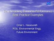 Benchmarking Business Performance Best Practice Examples
