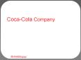 Coca-Cola Company PowerPoint PPT Presentation