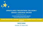 UPRAVLJANJE PROJEKTNIM CIKLUSOM I IZRADA LOGICKOG OKVIRA