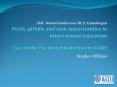 EAIE Annual Conference 2011, Copenhagen Perils, pitfalls and new opportunities in international education Case study: The United Arab Emirates (UAE) PowerPoint PPT Presentation