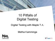 10 Pitfalls of Digital Testing