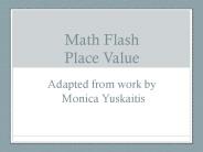 Math Flash Place Value