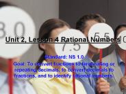 Unit 2, Lesson 4 Rational Numbers