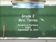 Grade 2 Mrs. Torres