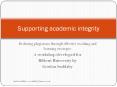 Reducing plagiarism through effective teaching and learning strategies PowerPoint PPT Presentation
