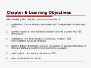 Chapter 6 Learning Objectives