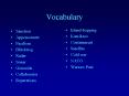 Vocabulary PowerPoint PPT Presentation