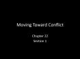 Moving Toward Conflict PowerPoint PPT Presentation