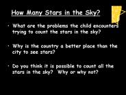How Many Stars in the Sky?