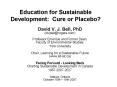 Education for Sustainable Development: PowerPoint PPT Presentation