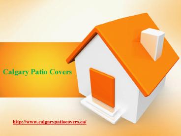 Calgary Patio Covers