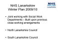 NHS Lanarkshire Winter Plan 2009/10 PowerPoint PPT Presentation