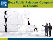 Buzz Public Relations Company in Toronto