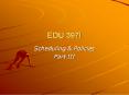 EDU 397I PowerPoint PPT Presentation