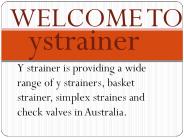 Basket strainer