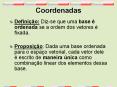 Coordenadas PowerPoint PPT Presentation