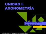 UNIDAD I: AXONOMETR