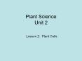 Plant Science Unit 2 PowerPoint PPT Presentation