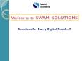 Swami Solutions | Web designing Company, SEO Services, SEO training in Pune, online marketing  company ,advertising company in pune PowerPoint PPT Presentation