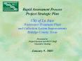 Rapid Assessment Process Project Strategic Plan City of La Joya Wastewater Treatment Plant and Collection System Improvements  Hidalgo County, Texas Presented to: Project Sponsor and BECC Staff Transition Meeting  January 9, 2003 PowerPoint PPT Presentation