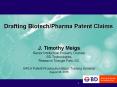 Drafting Biotech/Pharma Patent Claims PowerPoint PPT Presentation