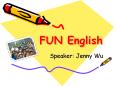 FUN English PowerPoint PPT Presentation