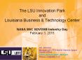 The LSU Innovation Park and  Louisiana Business PowerPoint PPT Presentation