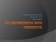 IgA Nephropathy with crescents PowerPoint PPT Presentation