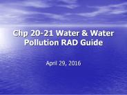 Chp 20-21 Water